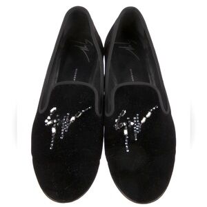 Giuseppe Zanotti Velvet Loafers